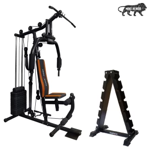 Zorex HGZ-1001 Home Gym Machine Combo With ZF-107 Dumbbell Rack