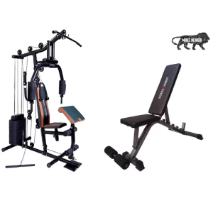 ZOREX HGZ-1003 HOME GYM MACHINE COMBO WITH ZF-101 ADJUSTABLE BENCH