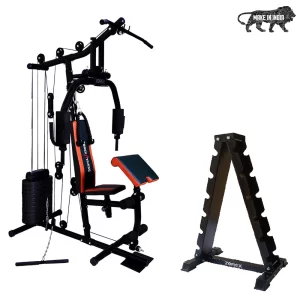 ZOREX HGZ-1003 HOME GYM MACHINE COMBO WITH ZF-107 DUMBBELL RACK