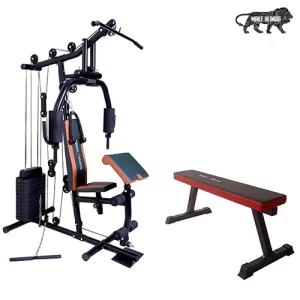 Zorex HGZ-1003 Home Gym Machine Combo With ZF-109 Heavy Duty Flat Weight Bench