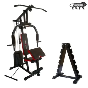 ZOREX HGZ-1004 HOME GYM MACHINE COMBO WITH ZF-107 DUMBBELL RACK